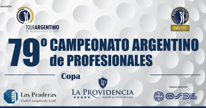 79° Campeonato Argentino de Profesionales  Clodomiro Carranza es el nuevo campeón